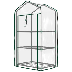 Mini-sera Outsunny 84H-069V00CR 59x39x127 (Transparent) Thumb