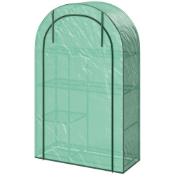 Mini-sera Outsunny 84H-222V00GN 100x45x160 (Green) Thumb