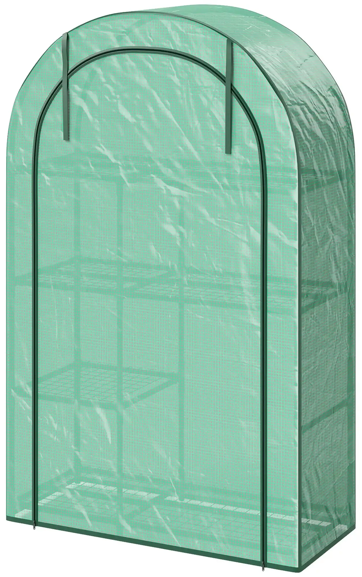 Mini-sera Outsunny 84H-222V00GN 100x45x160 (Green) - 2