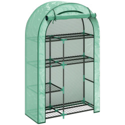 Mini-sera Outsunny 84H-222V00GN 100x45x160 (Green) Thumb