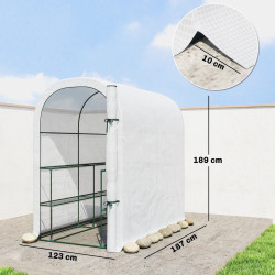 Mini-sera Outsunny 84H-446V00WT (White) Thumb