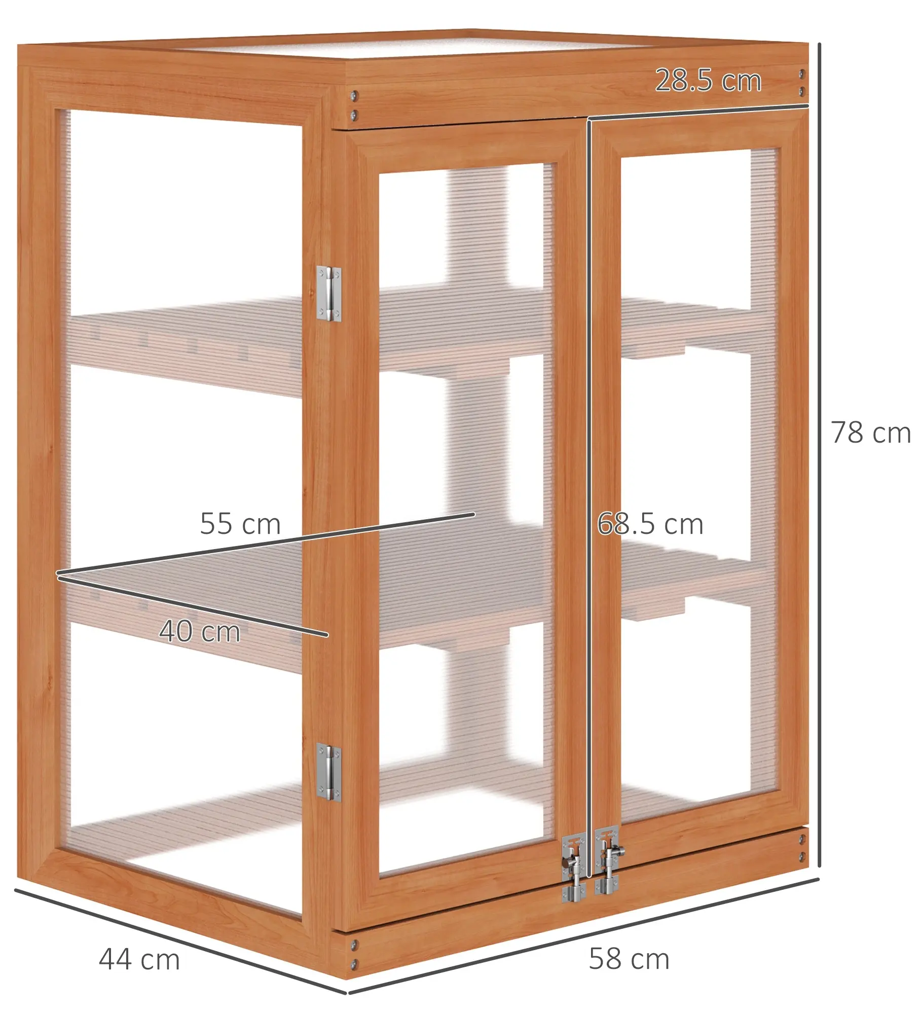 Sera mica Outsunny 845-136 (Natural) - 7