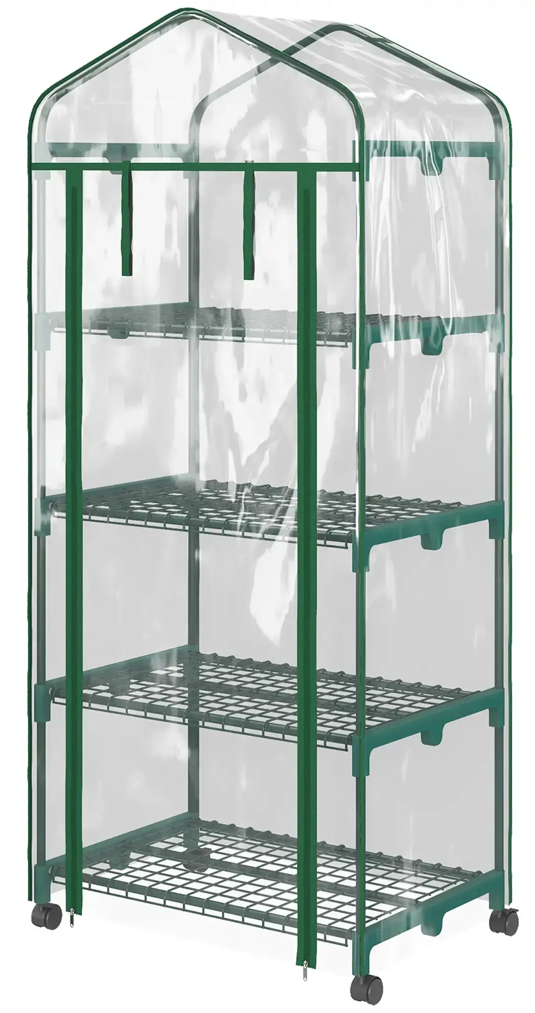 Sera portabila Outsunny 845-228V04TP (Transparent/Green)