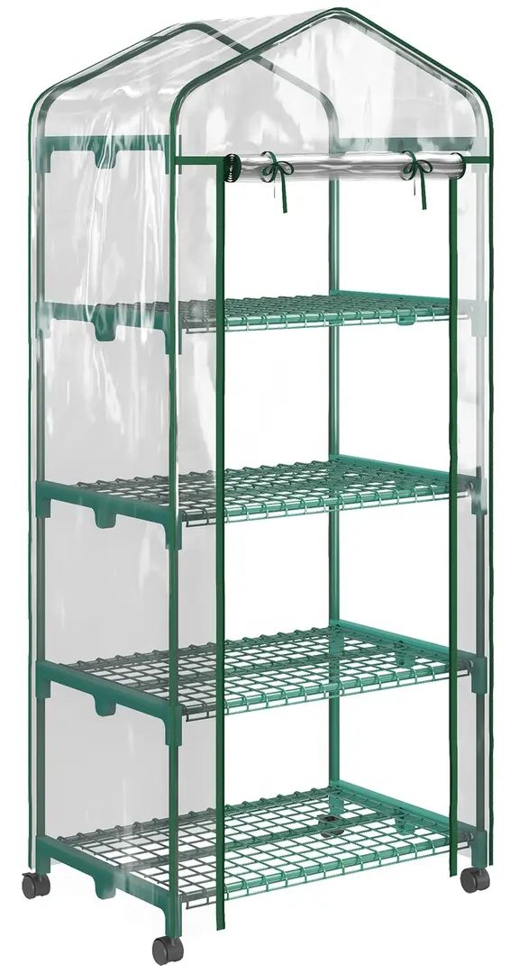 Sera portabila Outsunny 845-228V04TP (Transparent/Green)