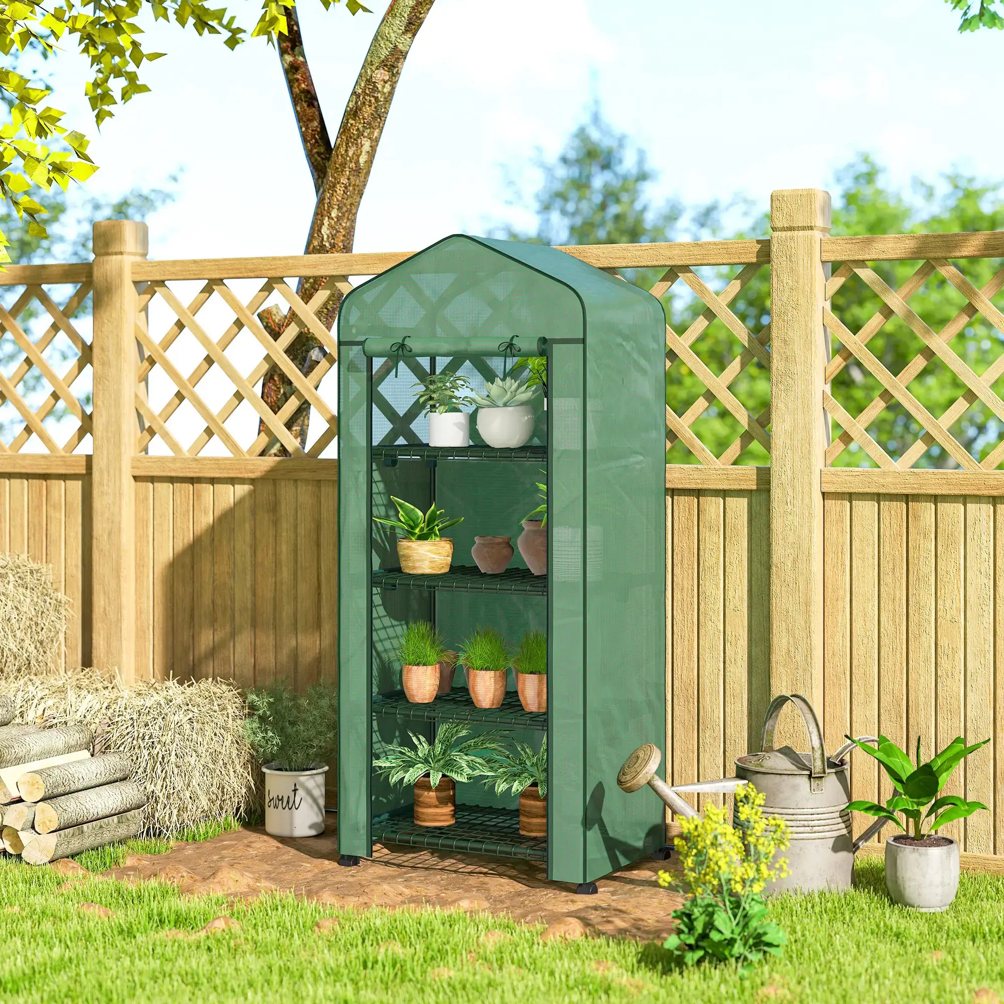 Sera portabila Outsunny 845-228V05GN (Green)