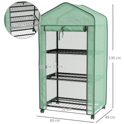 Sera portabila Outsunny 84H-068V00GN (Green) Thumb