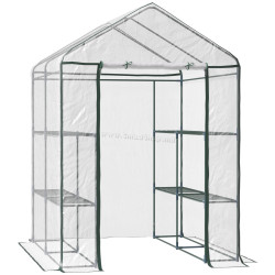 Sera de gradina Outsunny 01-0472 143x143x195 (Transparent)