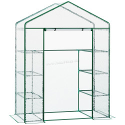 Sera de gradina Outsunny 01-0482 143x73x195 (Transparent)