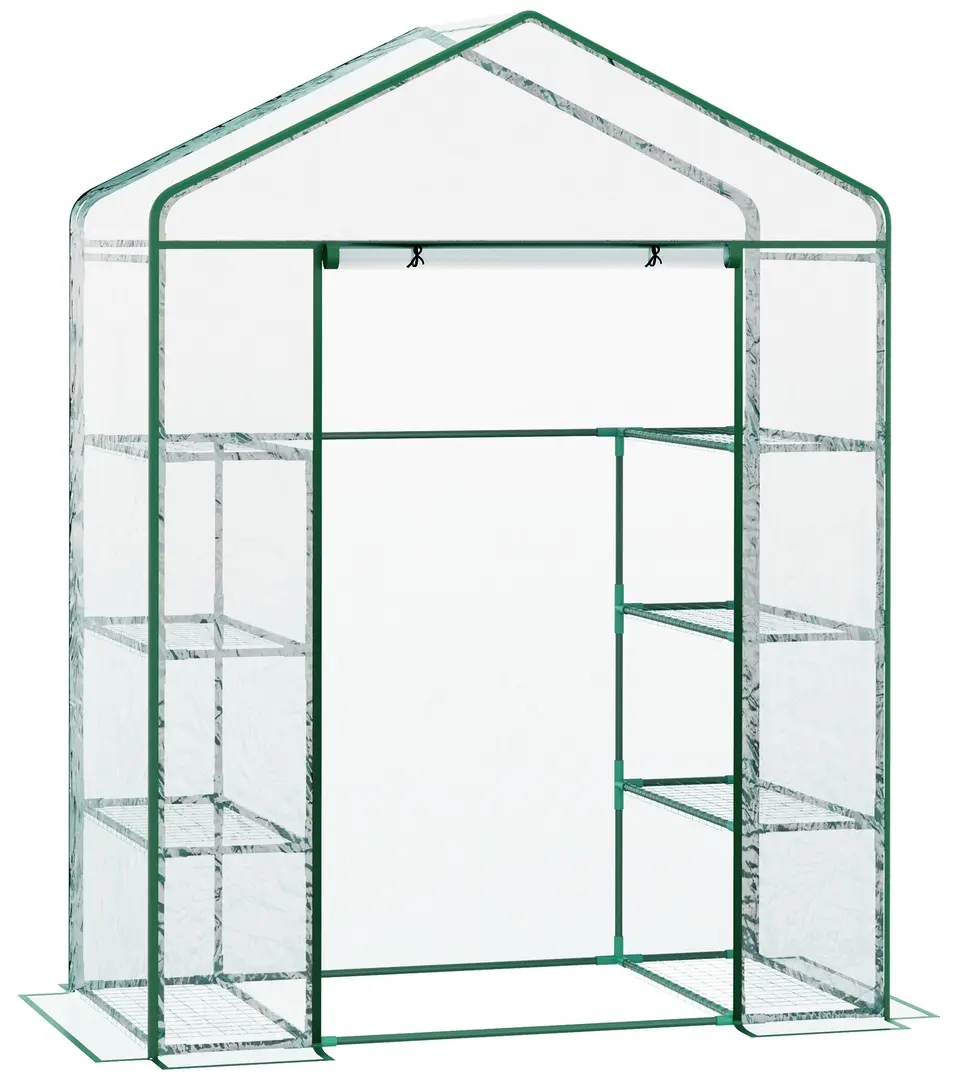 Sera de gradina Outsunny 01-0482 143x73x195 (Transparent)