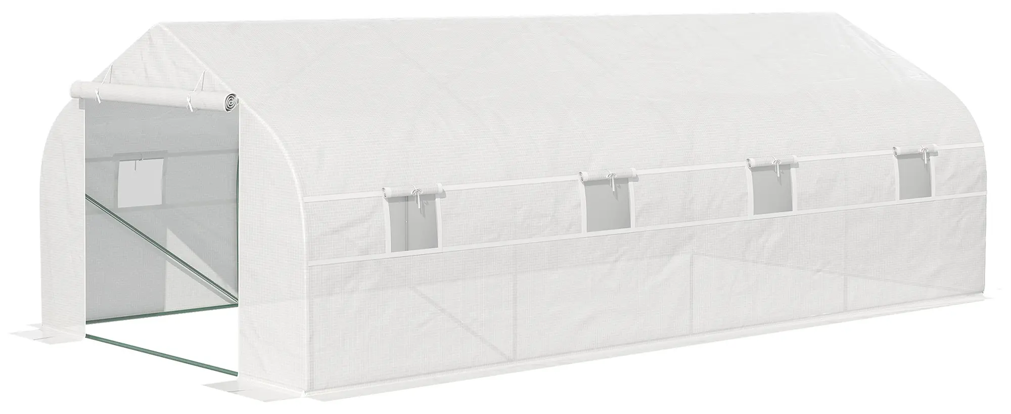 Садовая теплица Outsunny 845-011WT 3x5.95x2 (White)