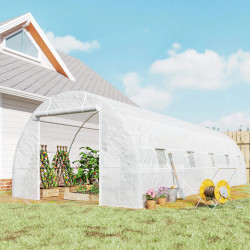 Садовая теплица Outsunny 845-019WT 8x3x2 (White) Thumb