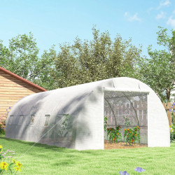 Садовая теплица Outsunny 845-019WT 8x3x2 (White) Thumb