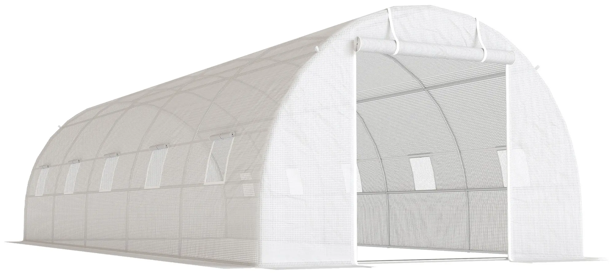 Садовая теплица Outsunny 845-019WT 8x3x2 (White)