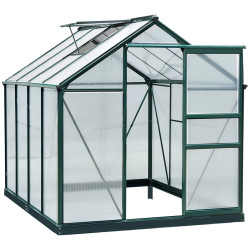 Sera de gradina Outsunny 845-059 190x252x201 (Green/Transparent)