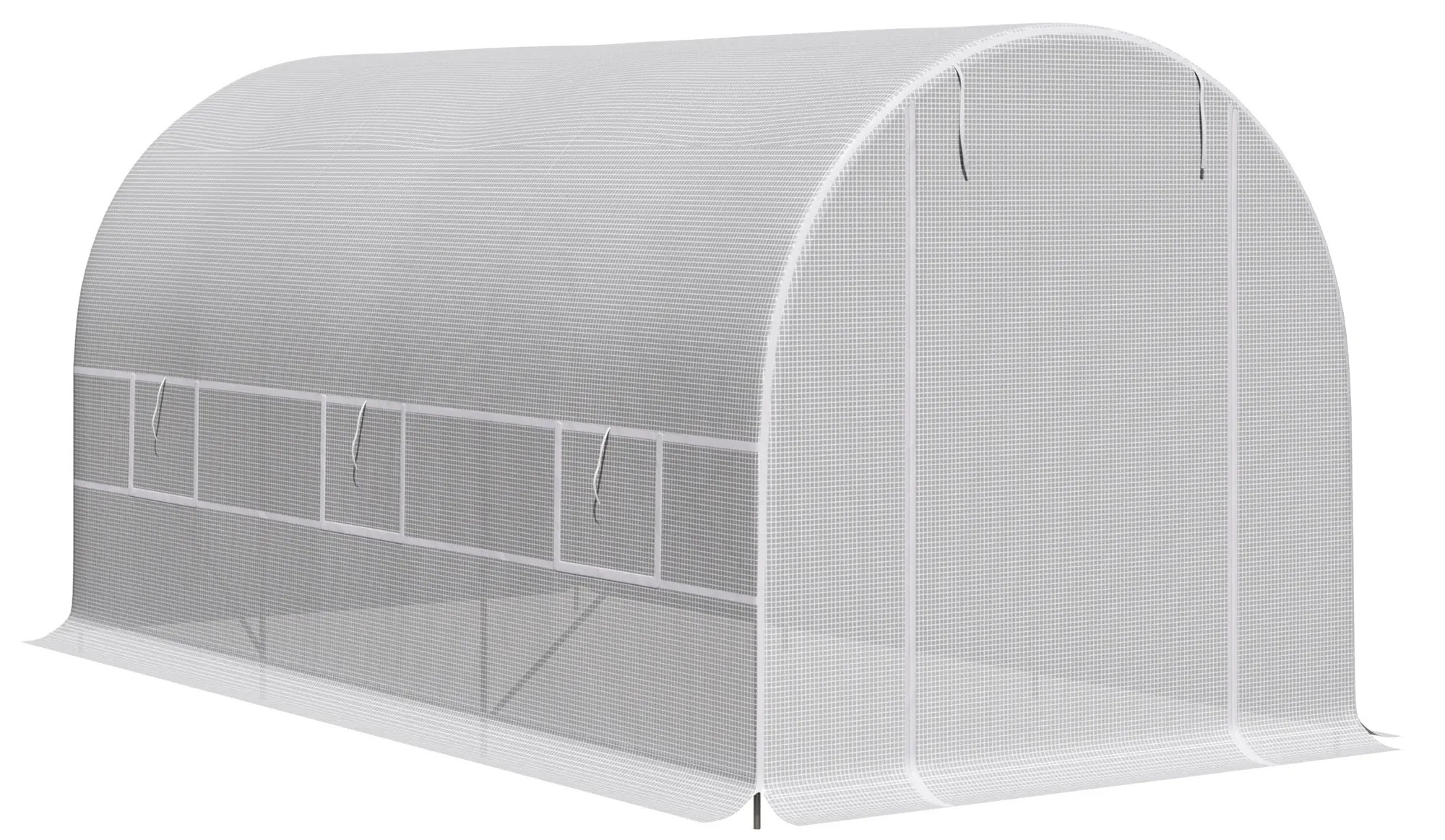 Садовая теплица Outsunny 845-071V01 4x2x2 (White) - 2