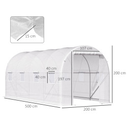 Садовая теплица Outsunny 845-071V02 (White) Thumb