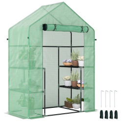 Садовая теплица Outsunny 845-139V00GN 142x73x195 (Green) Thumb