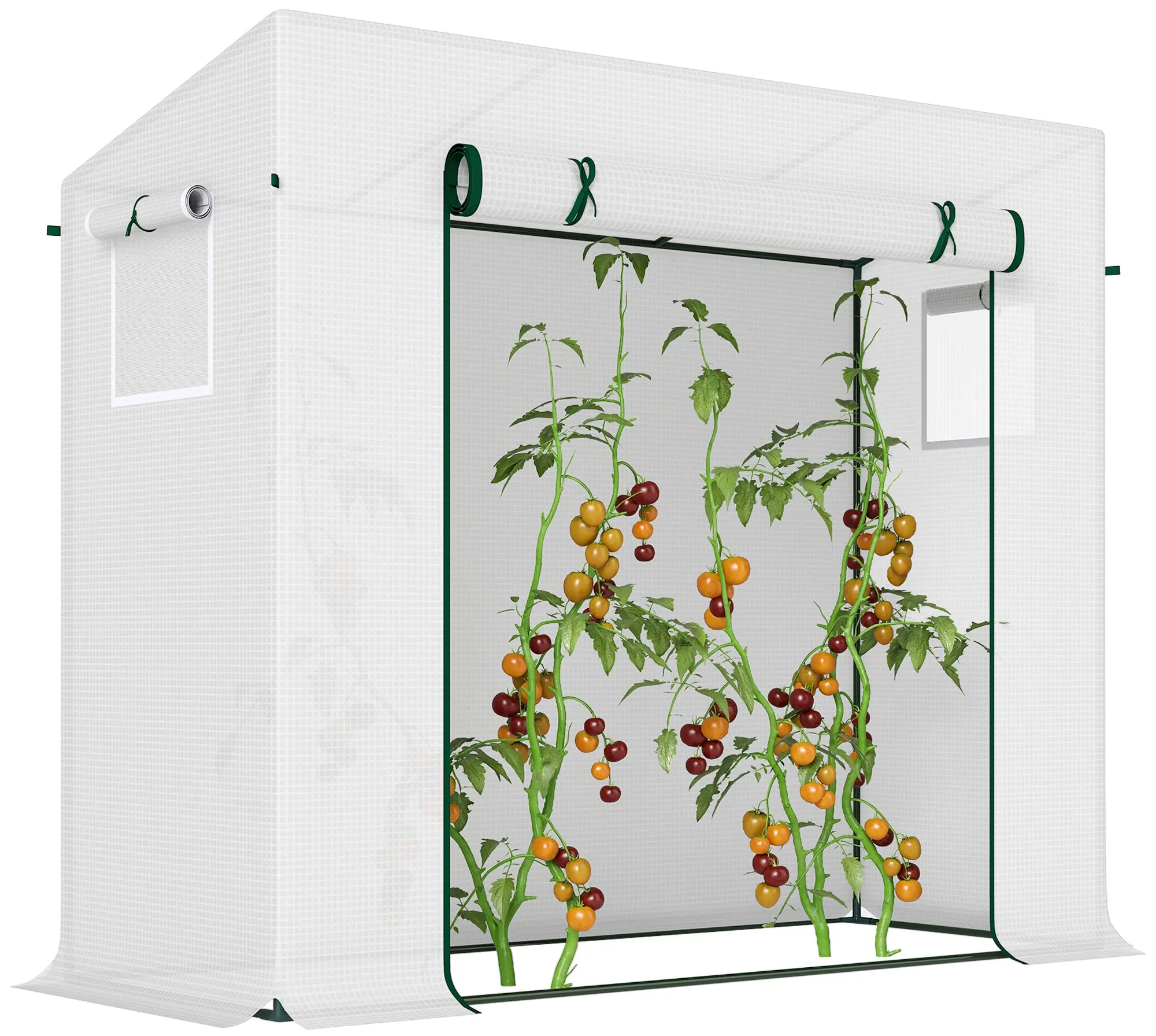 Sera de gradina Outsunny 845-144V01WT 200x76x168 (White) - 6