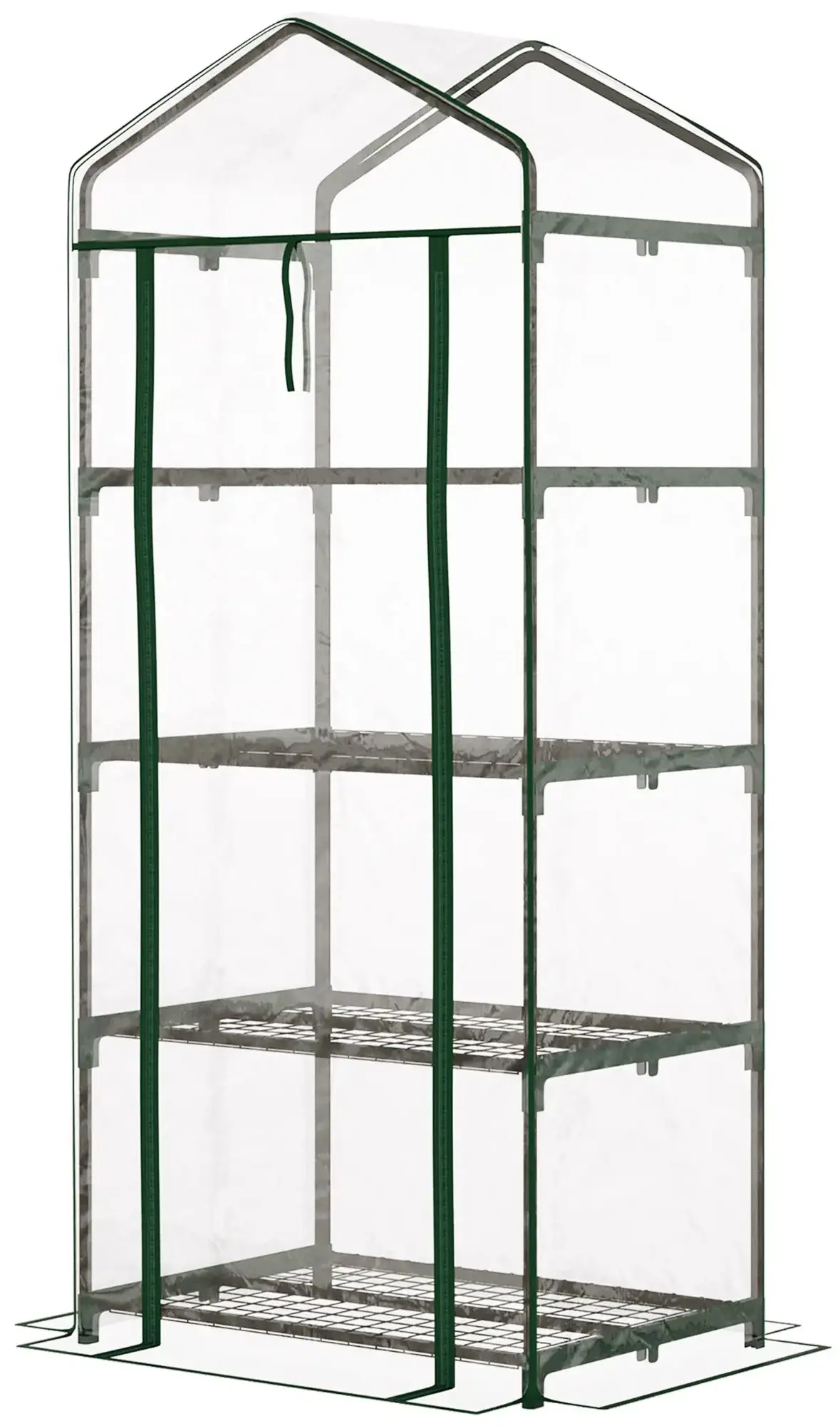 Мини-теплица Outsunny 845-228V03 70x50x160 (Transparent) - 2