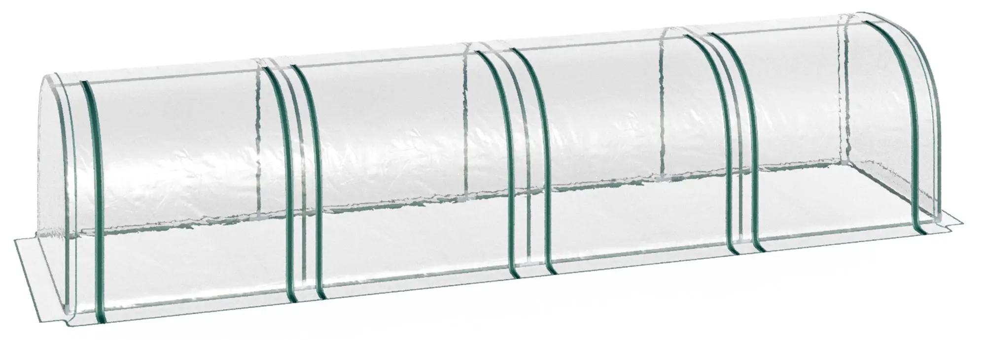 Mini-sera Outsunny 845-234V03CR 395x100x80 (Transparent/Green)