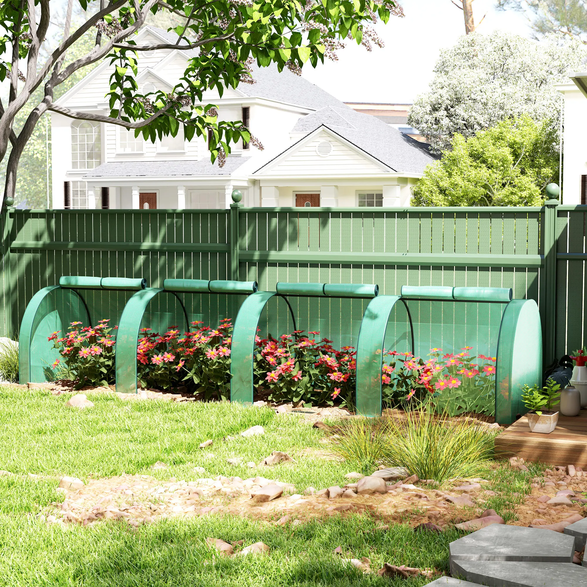 Mini-sera Outsunny 845-234V03GN 4x1x0.8 (Green) - 6