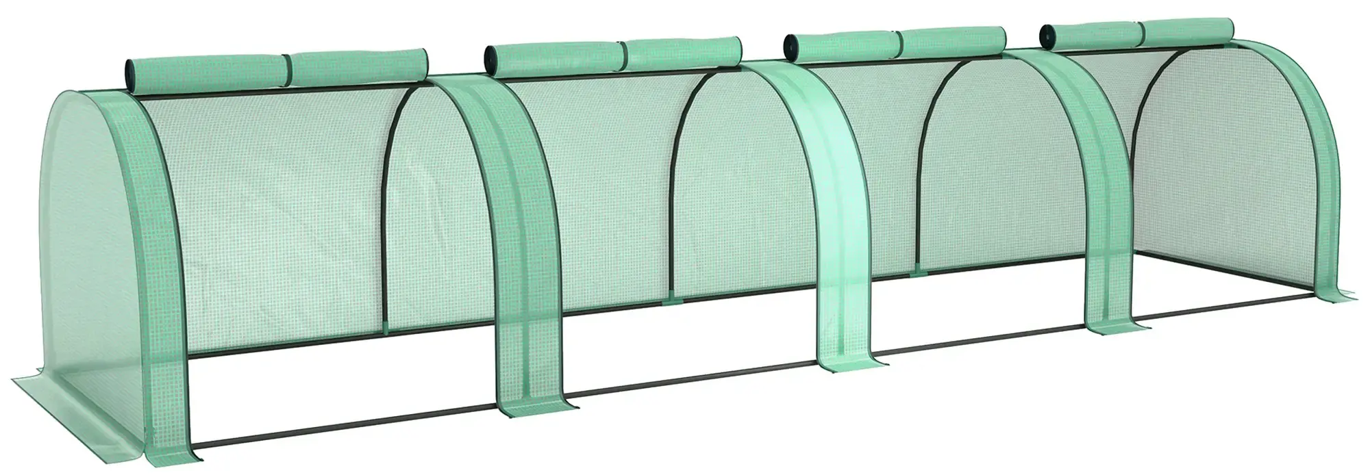 Mini-sera Outsunny 845-234V03GN 4x1x0.8 (Green)