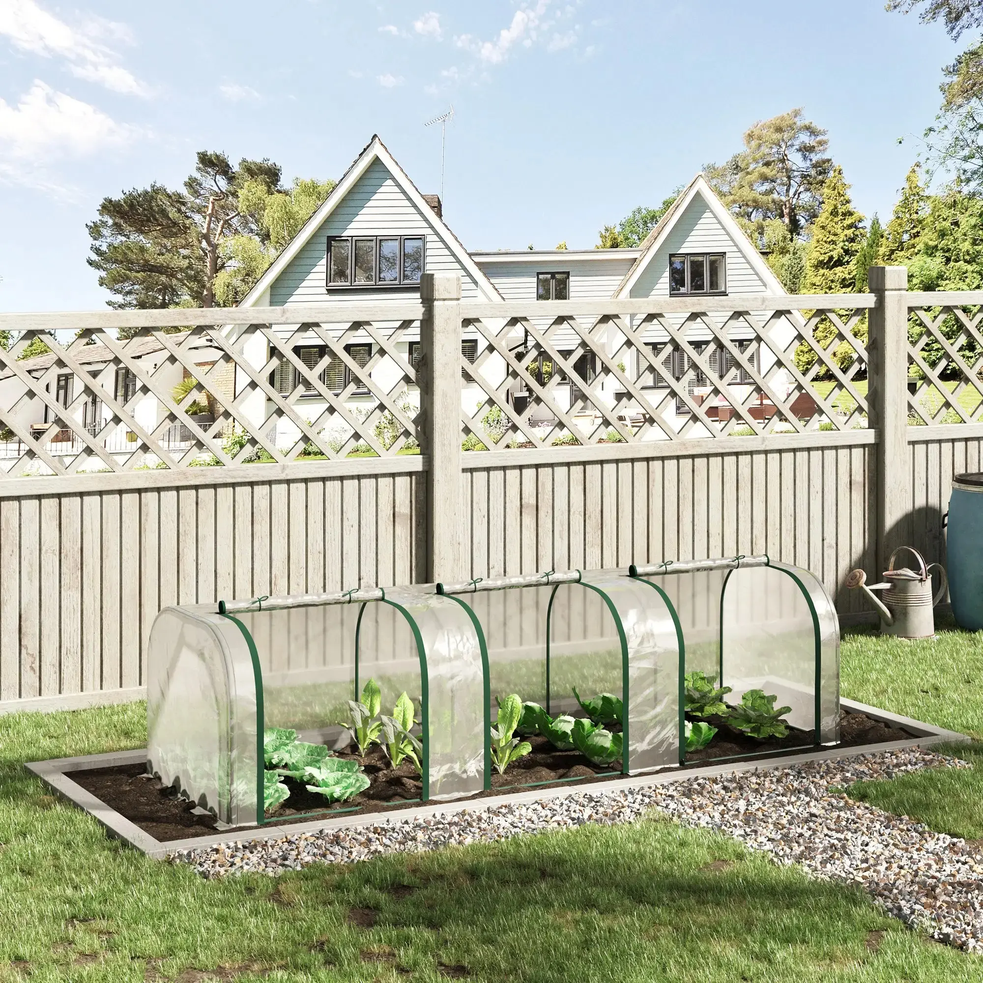 Mini-sera Outsunny 845-234V04CR 295x100x80 (Transparent) - 9