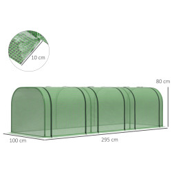 Парник Outsunny 845-234V05GN 295x100x80 (Green) Thumb