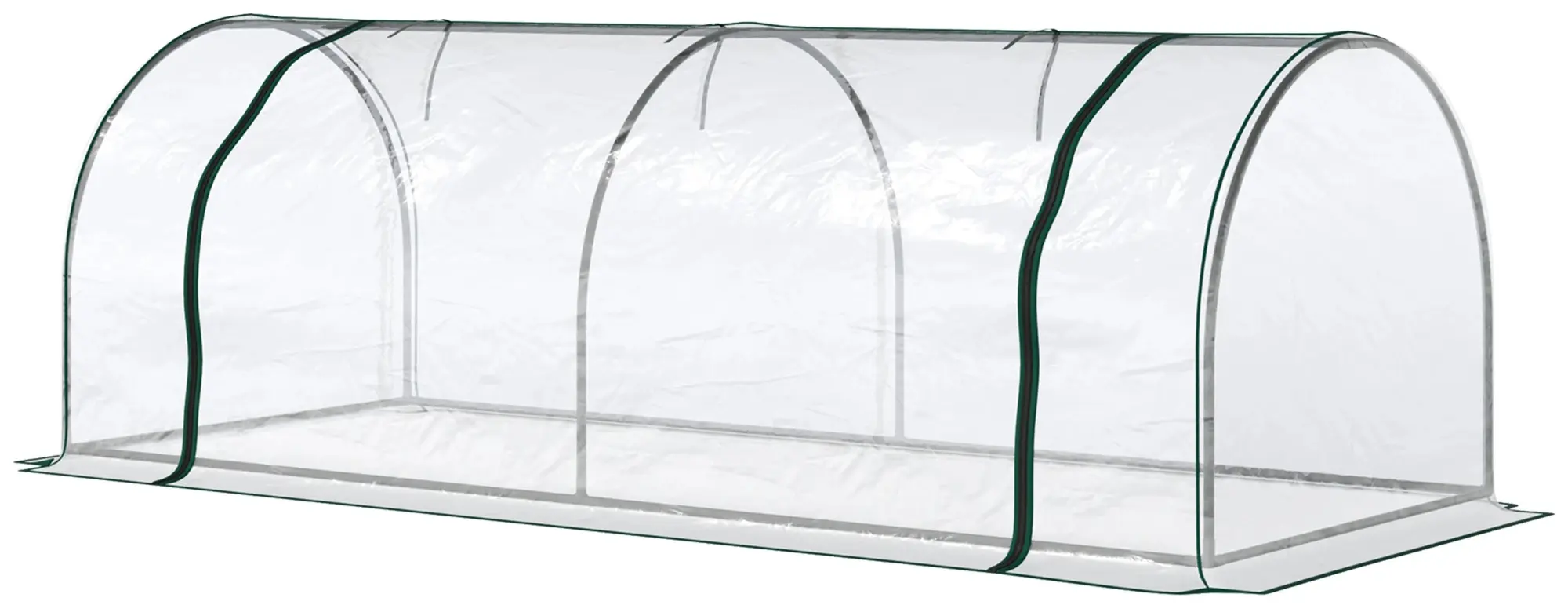 Mini-sera Outsunny 845-305 250x100x80 (Transparent/Green) - 2