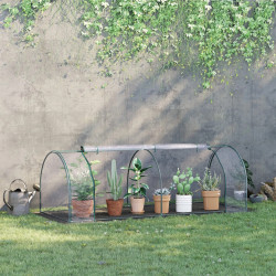 Mini-sera Outsunny 845-305 250x100x80 (Transparent/Green) Thumb
