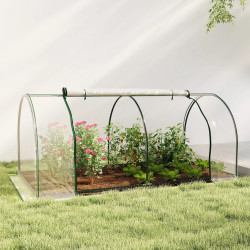 Mini-sera Outsunny 845-305 250x100x80 (Transparent/Green) Thumb