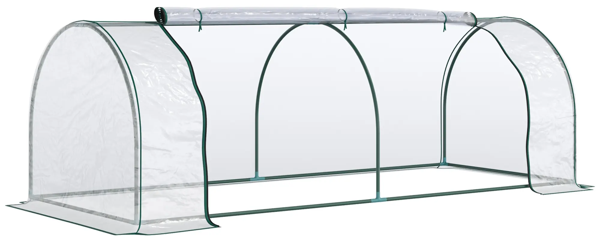 Mini-sera Outsunny 845-305 250x100x80 (Transparent/Green)