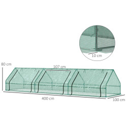 Парник Outsunny 845-307V01GN 4x1x0.8 (Green) Thumb