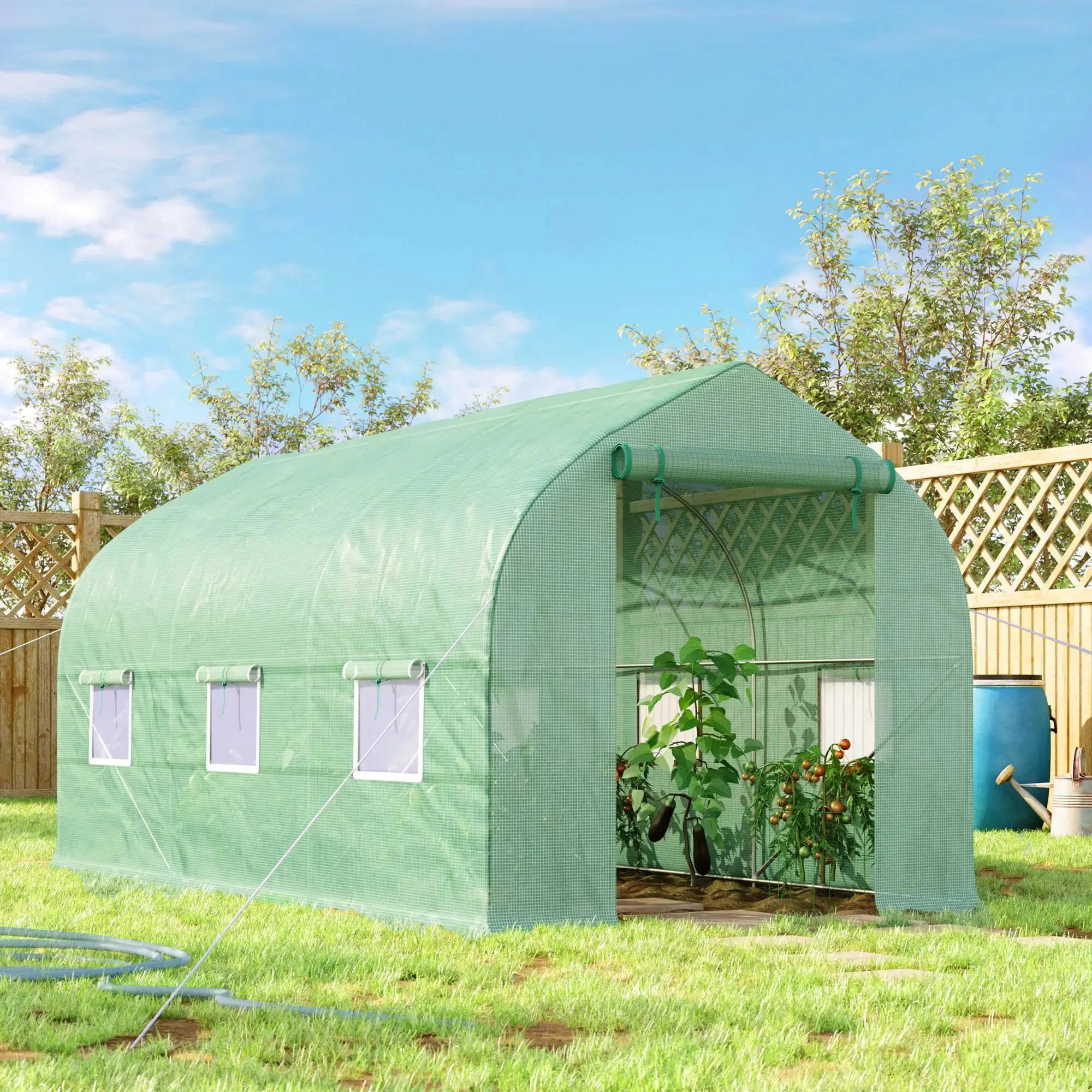 Садовая теплица Outsunny 845-497GN 4x2x2 (Green)