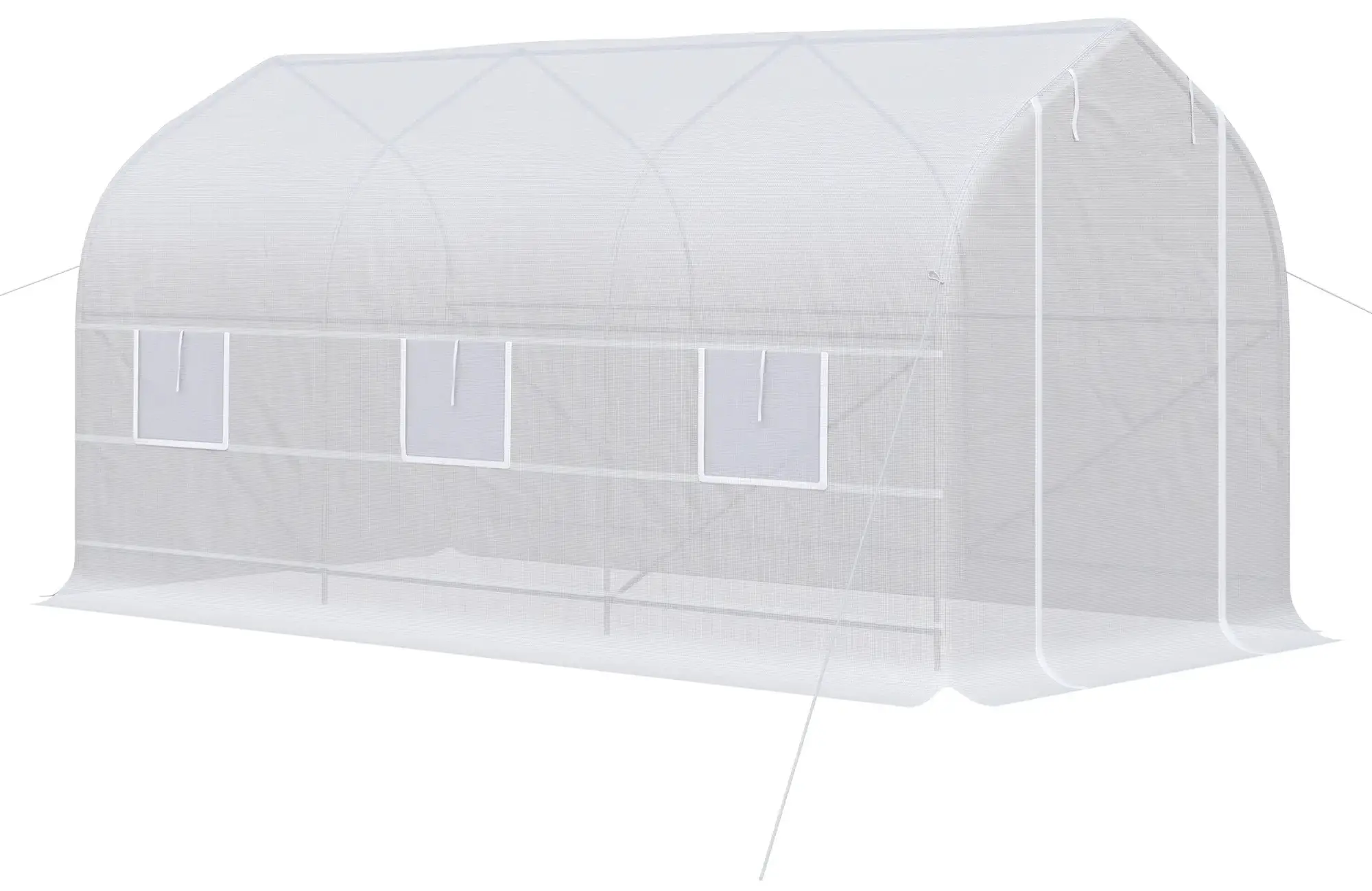 Садовая теплица Outsunny 845-497WT 4x2x2 (White)