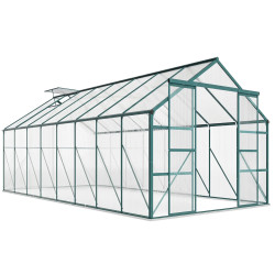 Sera de gradina Outsunny 845-533V01 (Transparent/Green) Thumb