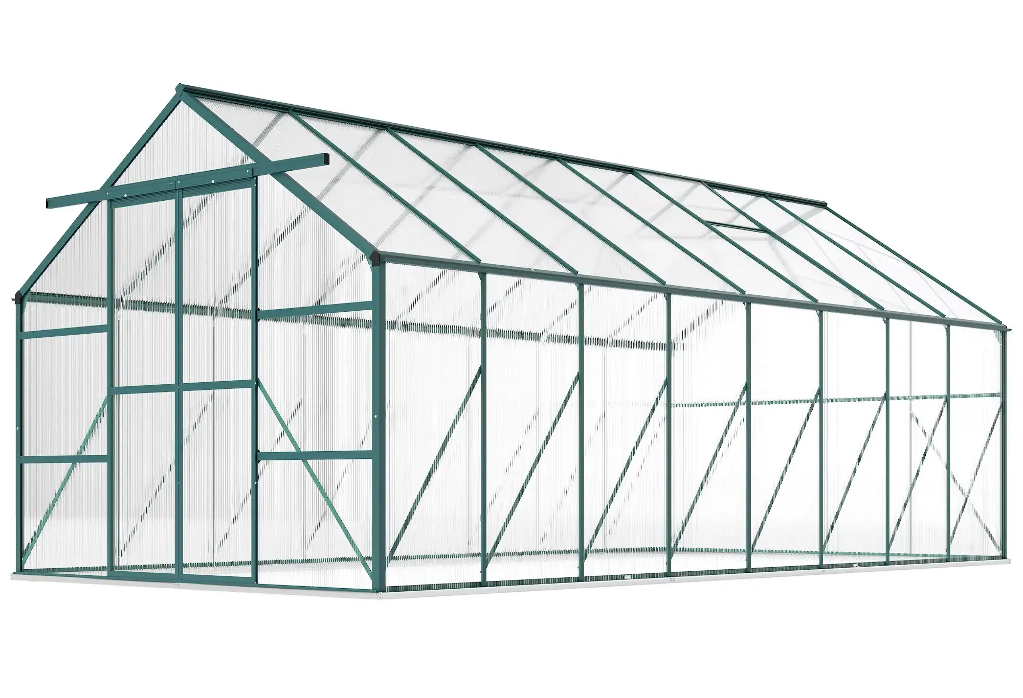 Sera de gradina Outsunny 845-533V01 (Transparent/Green) - 3