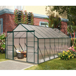 Sera de gradina Outsunny 845-533V01 (Transparent/Green) Thumb