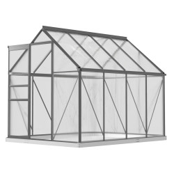 Садовая теплица Outsunny 845-540V01CG 190x253x199 (Transparent/Grey) Thumb