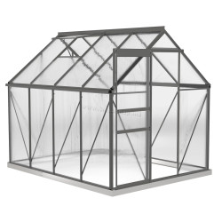 Садовая теплица Outsunny 845-540V01CG 190x253x199 (Transparent/Grey)