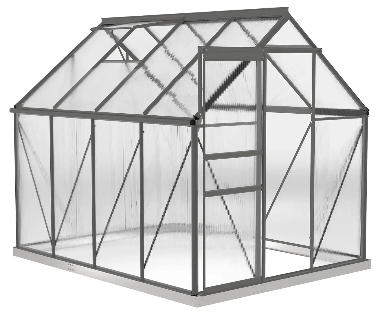 Садовая теплица Outsunny 845-540V01CG 190x253x199 (Transparent/Grey)