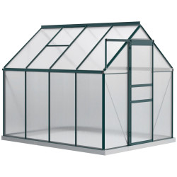 Садовая теплица Outsunny 845-540V01GN 190x253x199 (Transparent/Green) Thumb