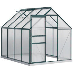 Sera de gradina Outsunny 845-540V01GN 190x253x199 (Transparent/Green)