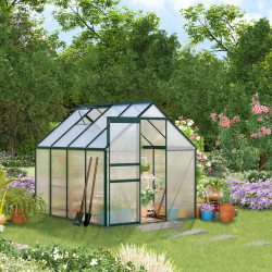 Садовая теплица Outsunny 845-540V01GN 190x253x199 (Transparent/Green) Thumb