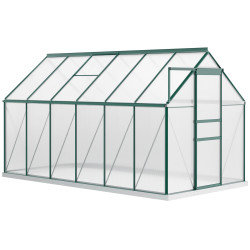 Садовая теплица Outsunny 845-540V02GN 190x375x199 (Transparent/Green) Thumb