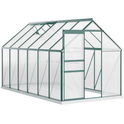 Sera de gradina Outsunny 845-540V02GN 190x375x199 (Transparent/Green)
