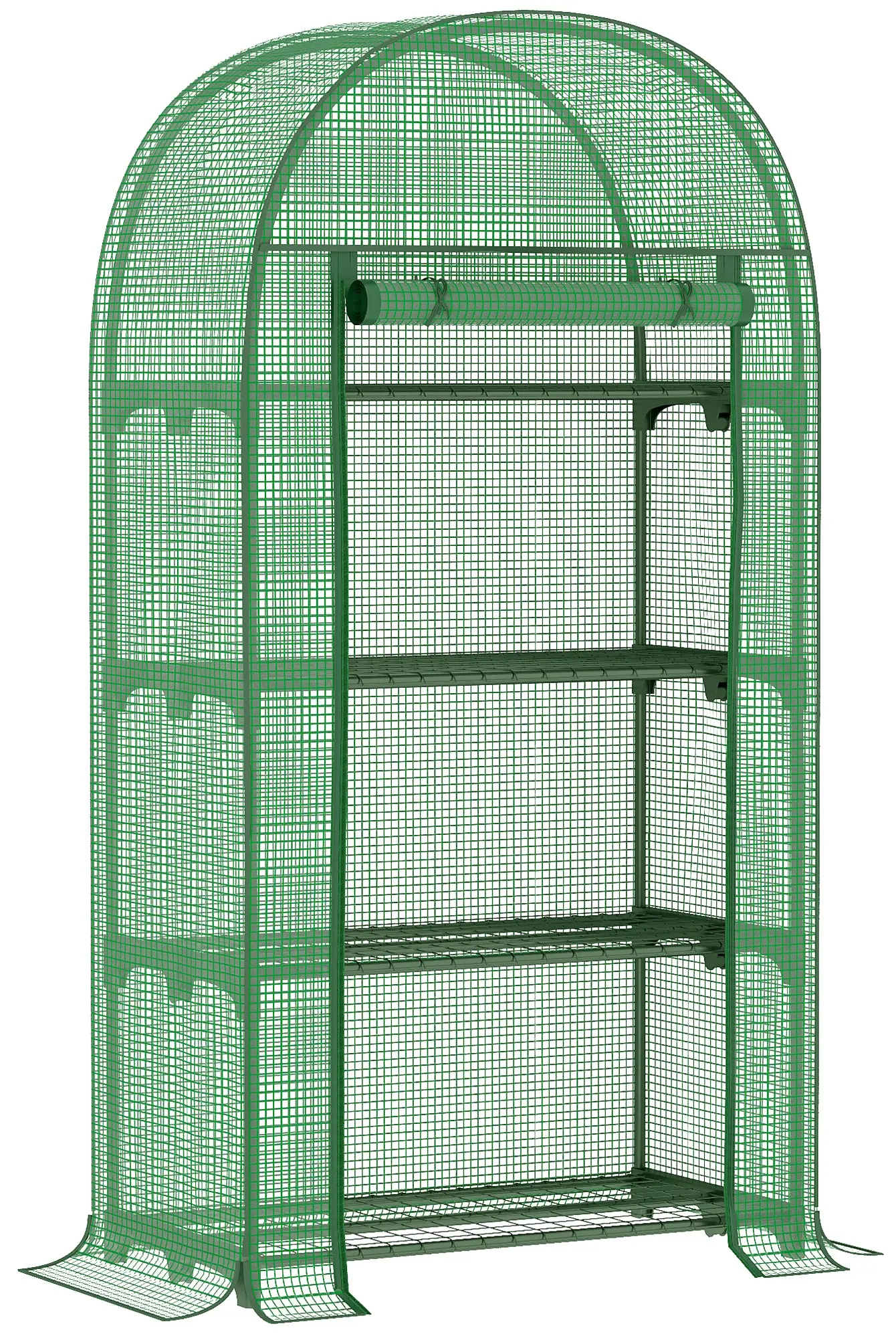Mini-sera Outsunny 845-607V01 80x49x160 (Green) - 2