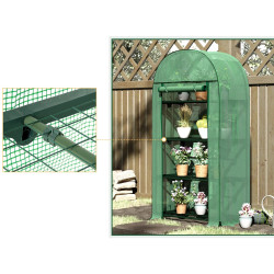 Mini-sera Outsunny 845-607V01 80x49x160 (Green) Thumb