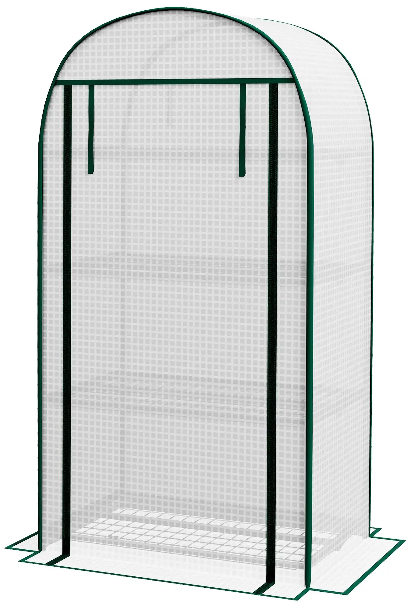 Mini-sera Outsunny 845-607V01WT 80x50x160 (White) - 3