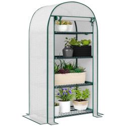 Mini-sera Outsunny 845-607V01WT 80x50x160 (White)